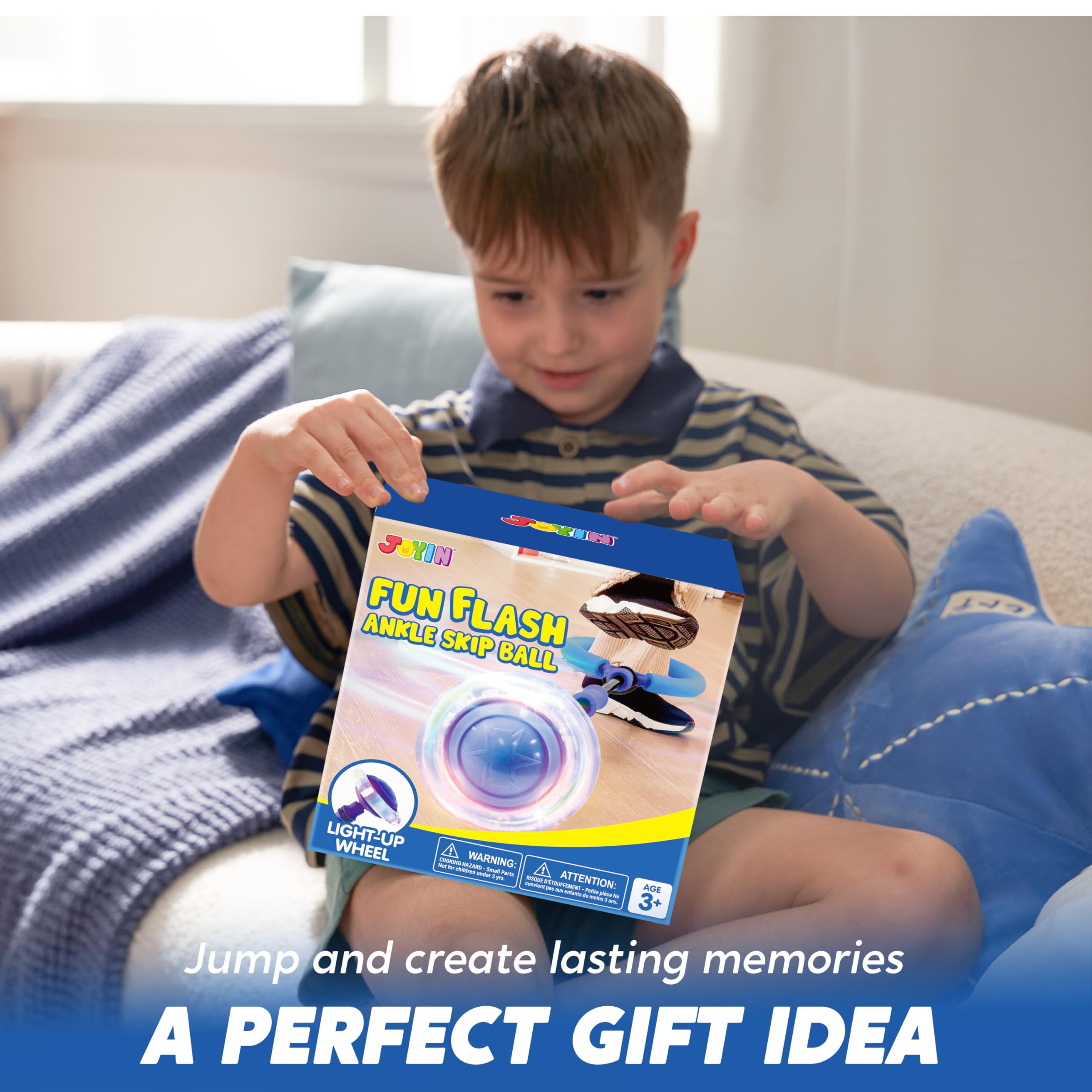 JOYIN blue ankle skip ball is built for durability and long-lasting use.