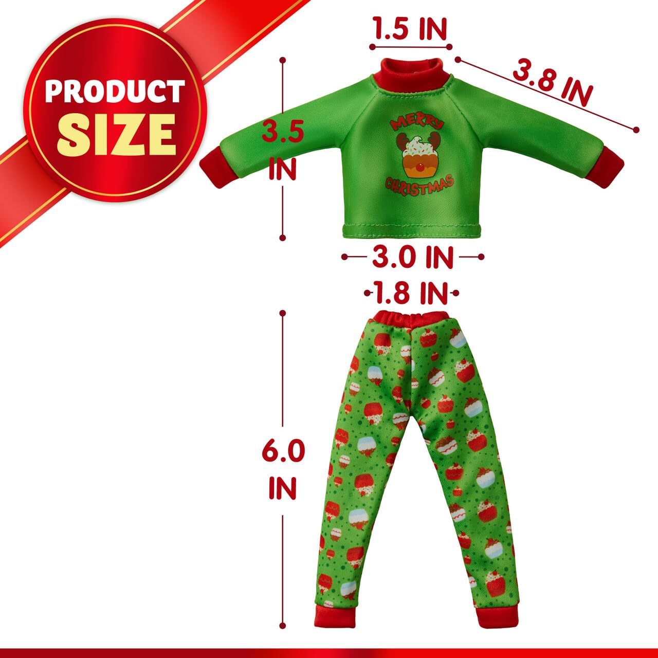 JOYIN Bottoms feature donut and cupcake pattern for colorful doll wardrobe options.