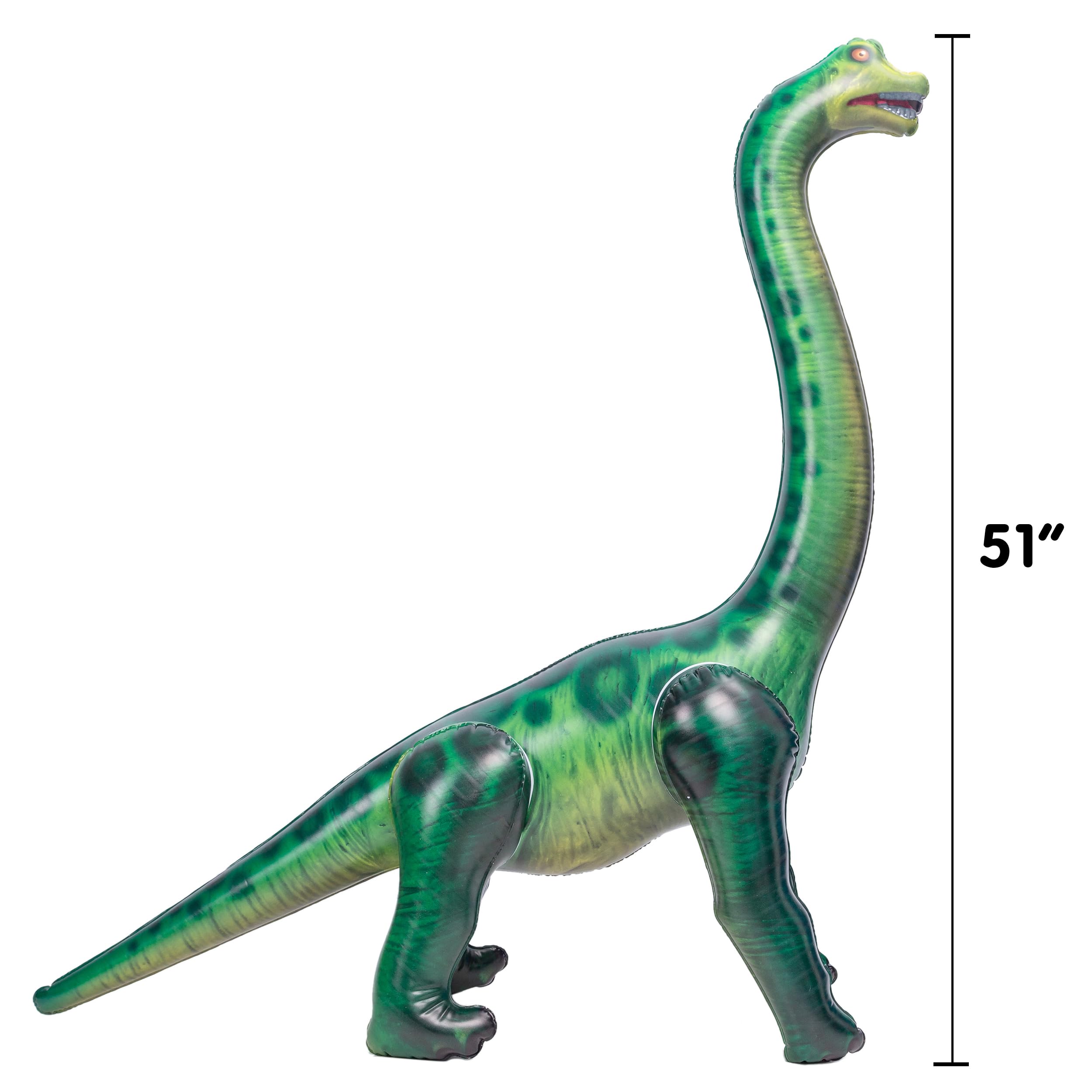 JOYIN brachiosaurus inflatable powered by a pump for quick setup