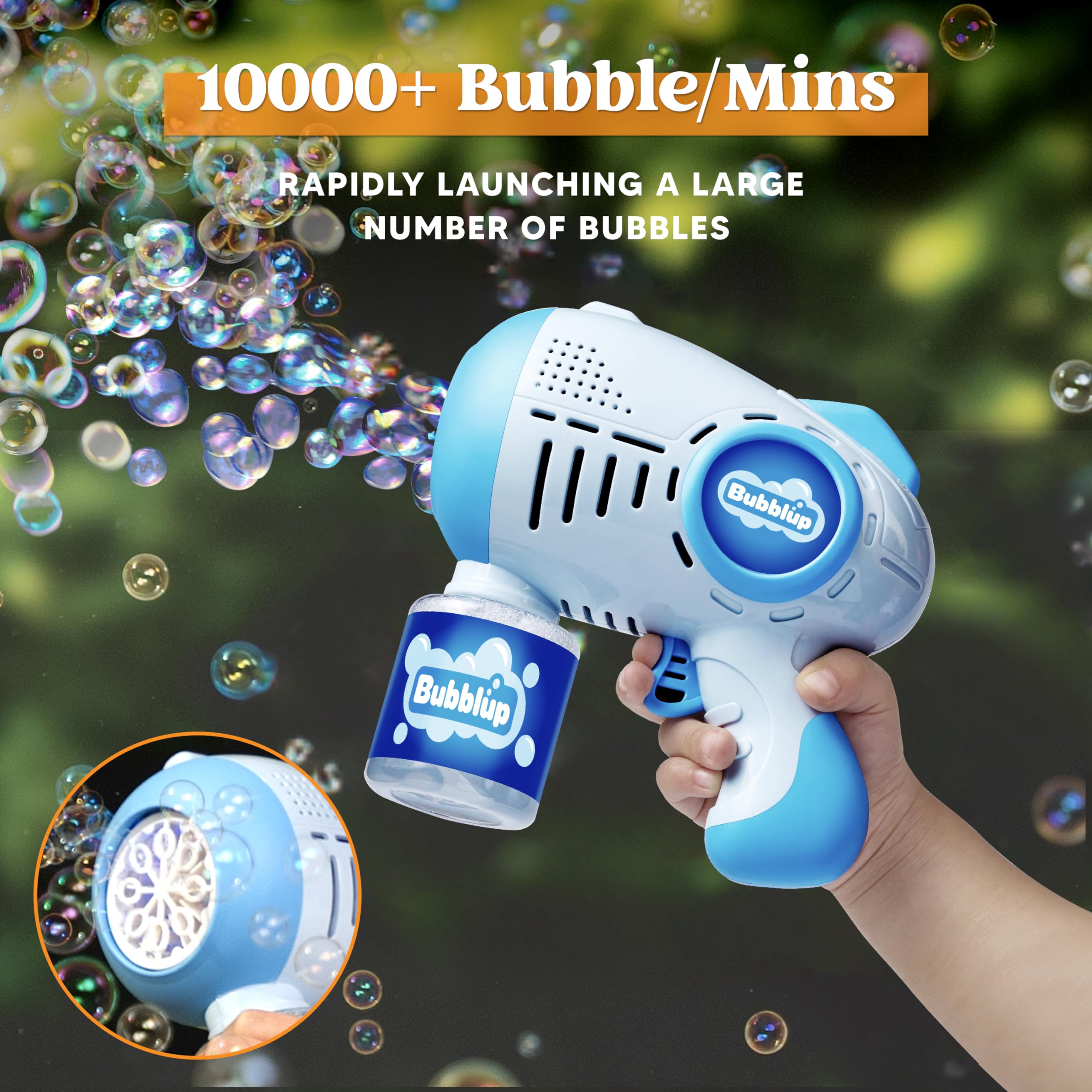 JOYIN four-bottle package enables extended bubble play outdoors.