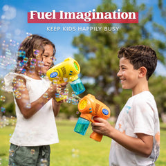 JOYIN bubble guns being assembled for use
