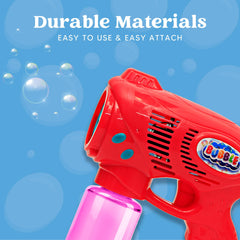 JOYIN bubble guns being attached for quick setup and use.