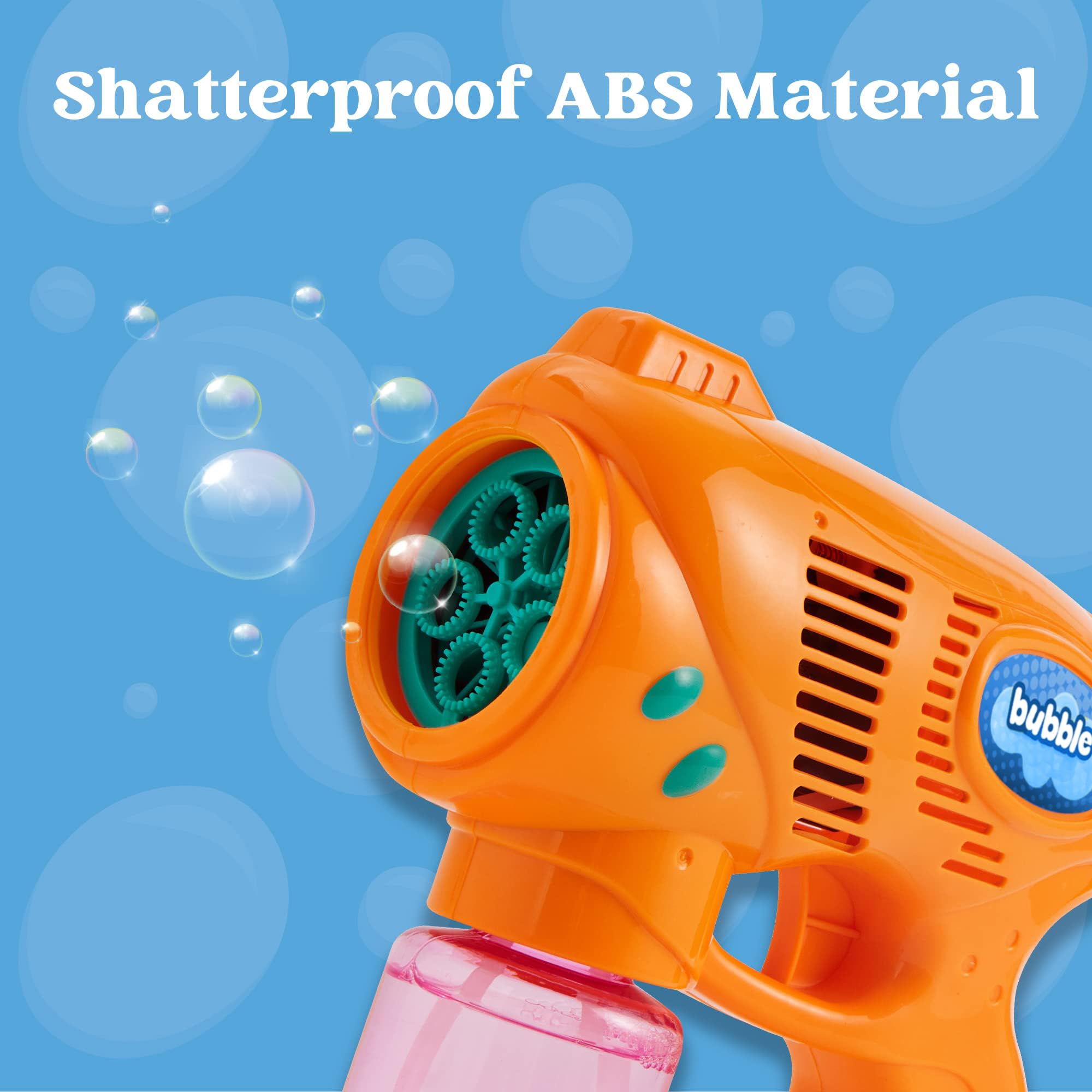 JOYIN bubble gun trigger action for easy one-handed use.