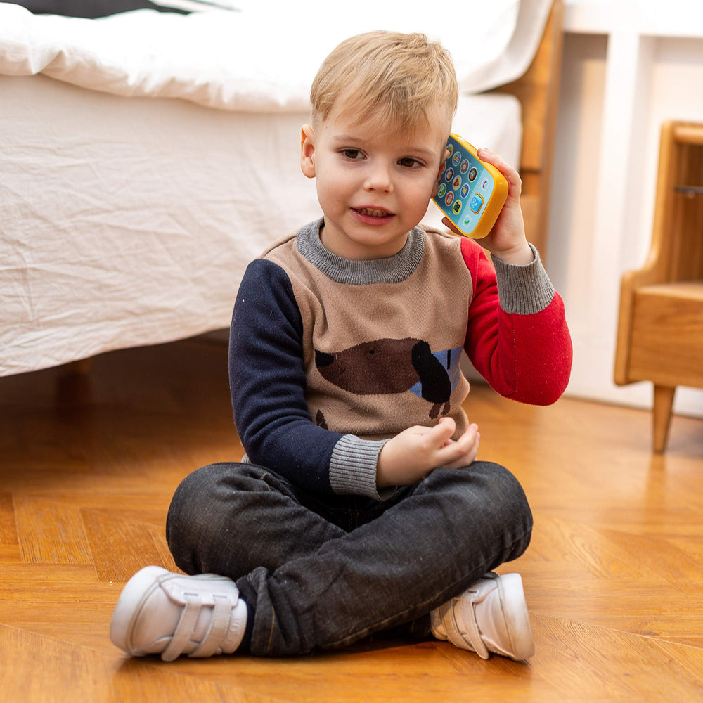 JOYIN baby toy bundle with remote and phone encouraging imaginative play.