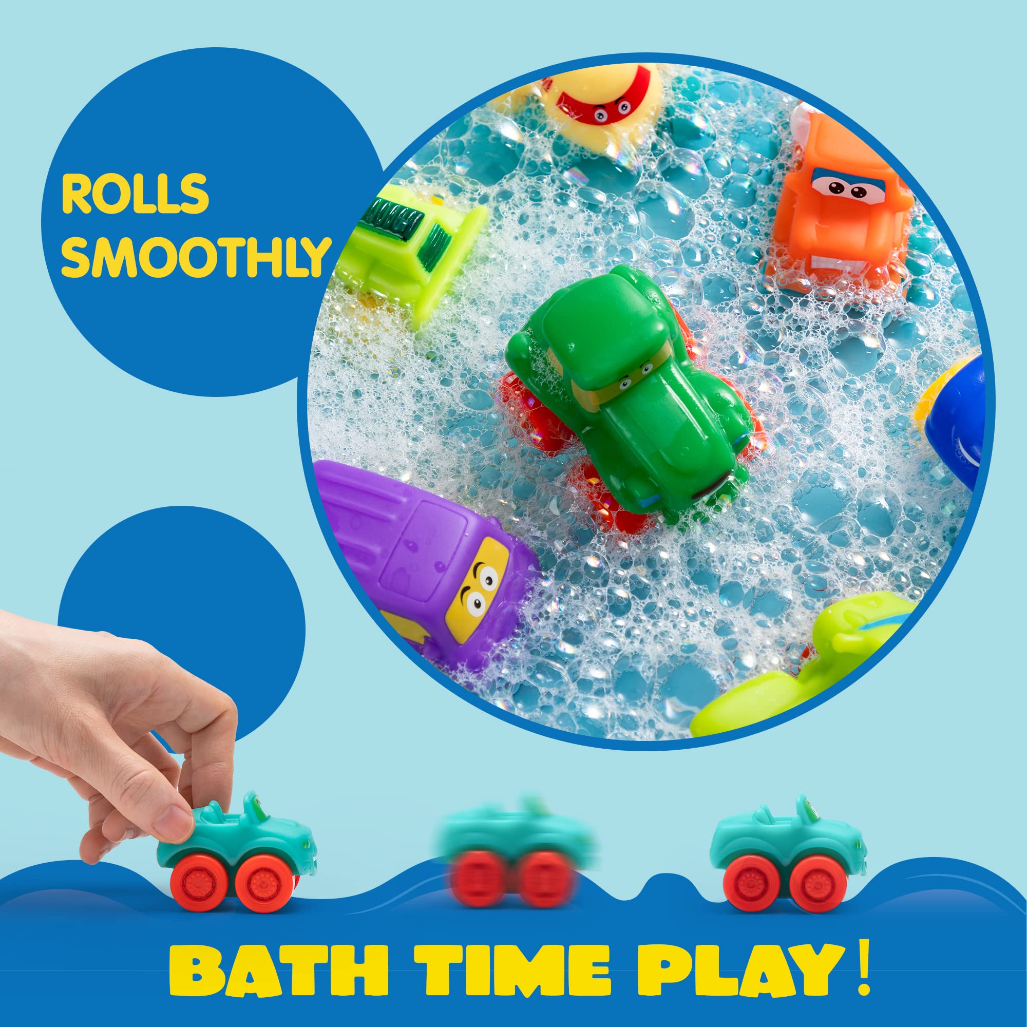 JOYIN cartoon vehicles for bath, pool, and beach fun.