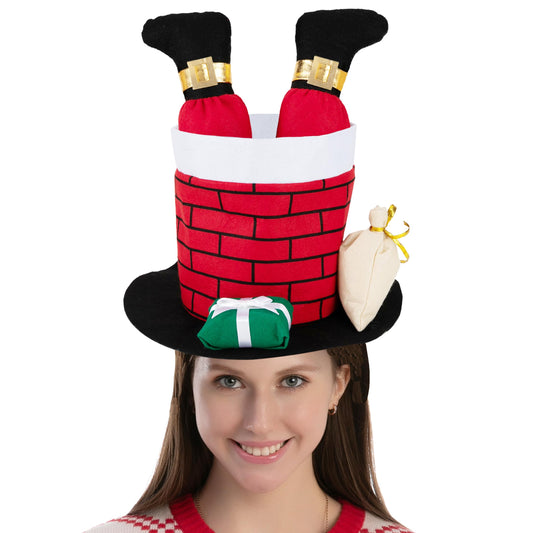 JOYIN Chimney Hat comprehensive set, versatile for all ages, ideal for festive photo ops.
