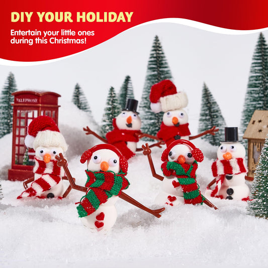 JOYIN Snowman kit clay blocks offer soft texture for easy shaping during holiday crafts.