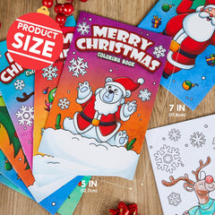 JOYIN Christmas coloring book penguin design adds playful winter scenes for kids.