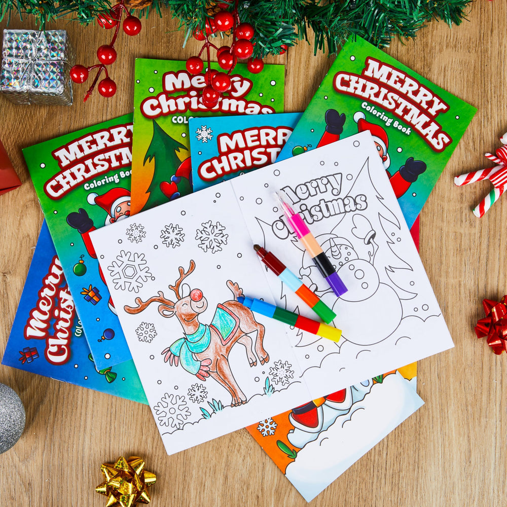 JOYIN Christmas coloring book reindeer design invites festive coloring sessions.