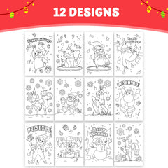 JOYIN Christmas coloring book unicorn design sparks bright, imaginative color ideas.