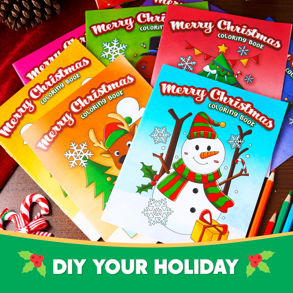 JOYIN polar bear cover depicting cozy holiday moments to color