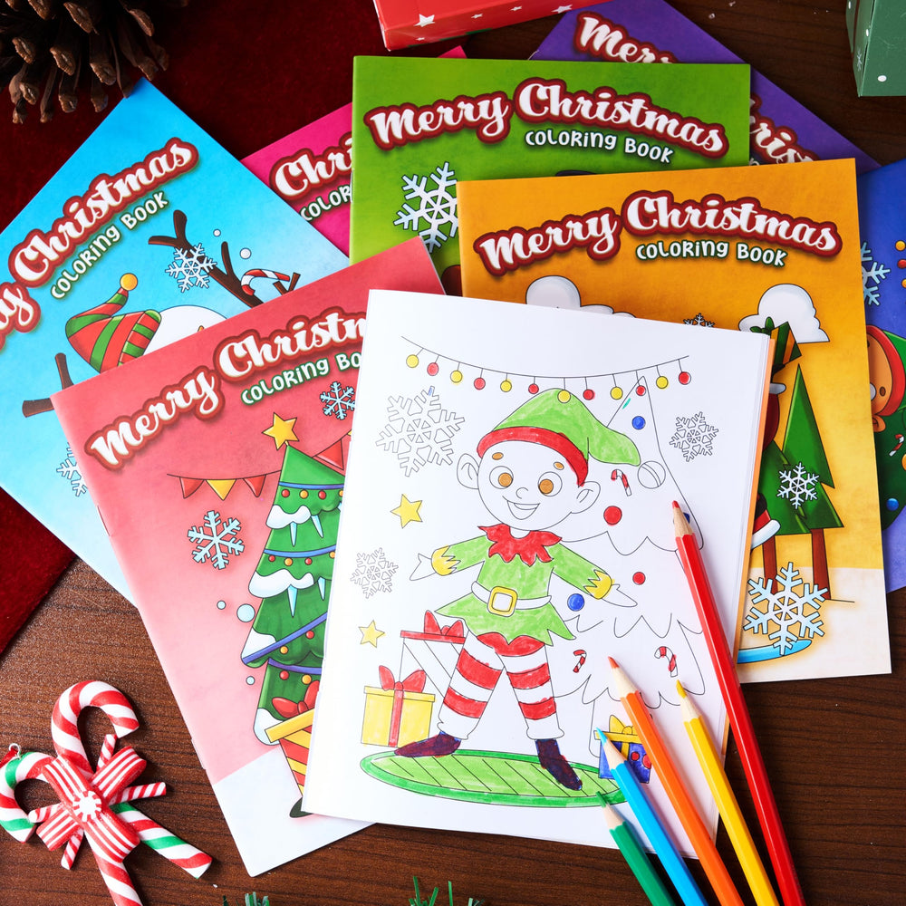 JOYIN coloring books cover featuring reindeer for joyful holiday coloring