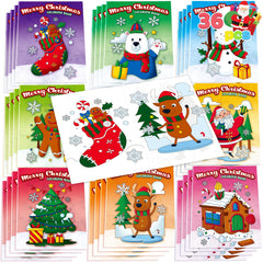 JOYIN Christmas coloring books cover Santa with festive scenes to spark creativity