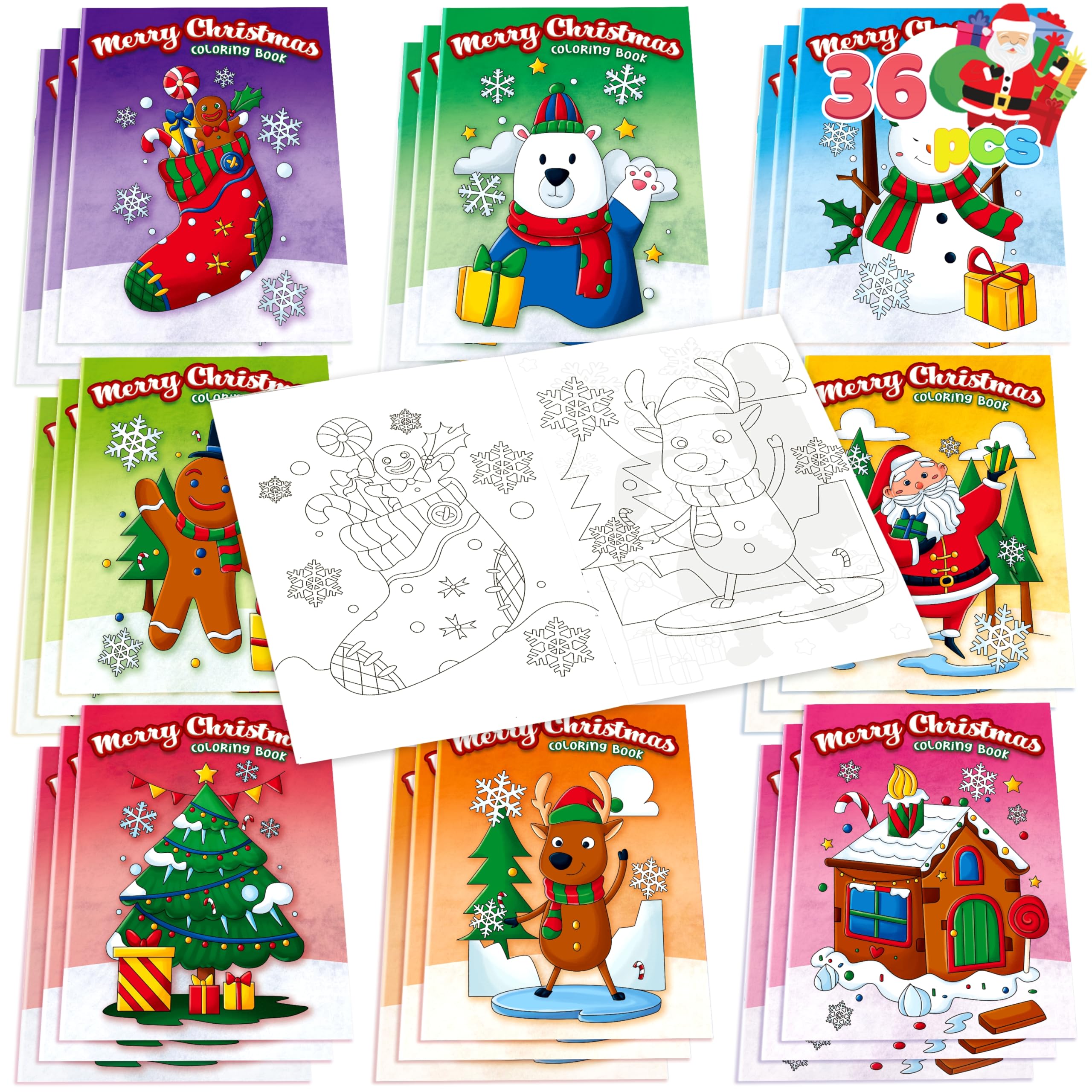 JOYIN stockings cover as a stocking stuffer-friendly coloring page