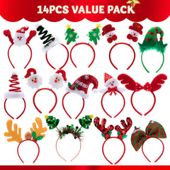 JOYIN Christmas headbands reindeer theme for festive gatherings