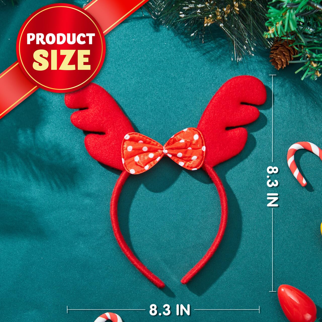 JOYIN Christmas headbands snowman style brightens family moments