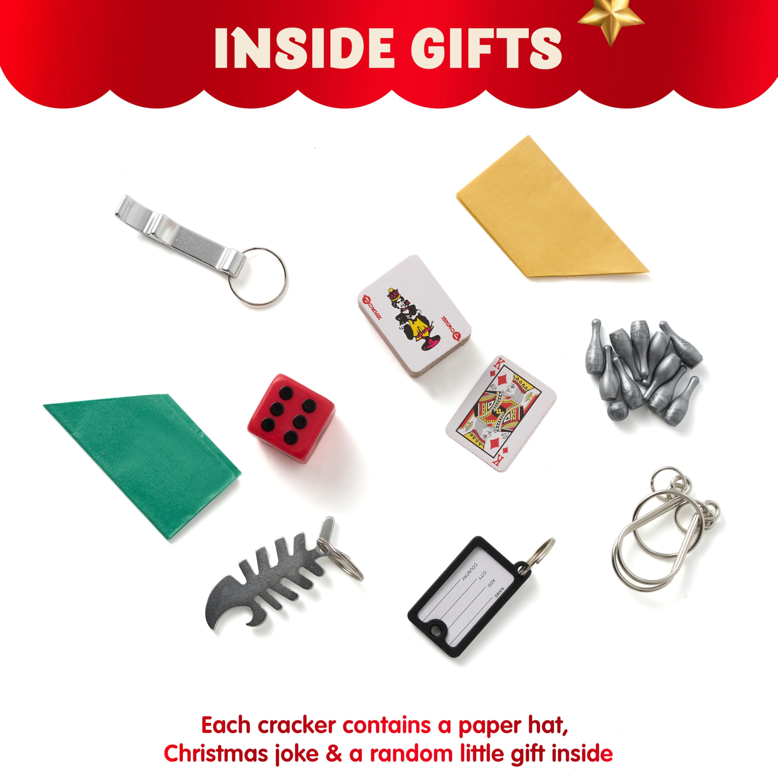 JOYIN Christmas joke card included for playful conversation and laughs.