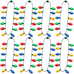 JOYIN Christmas LED necklace with four colors for versatile holiday looks.