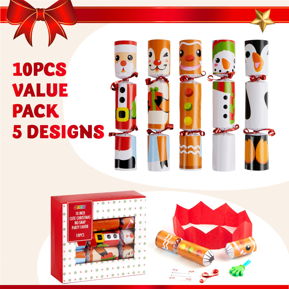 JOYIN Christmas no-snap table favor with joke card sparks holiday moments