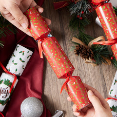 JOYIN Christmas party favor pack displayed as colorful decorations for holiday tables