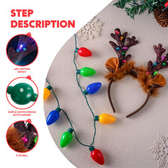 JOYIN Christmas party setup featuring necklace and headband for photos