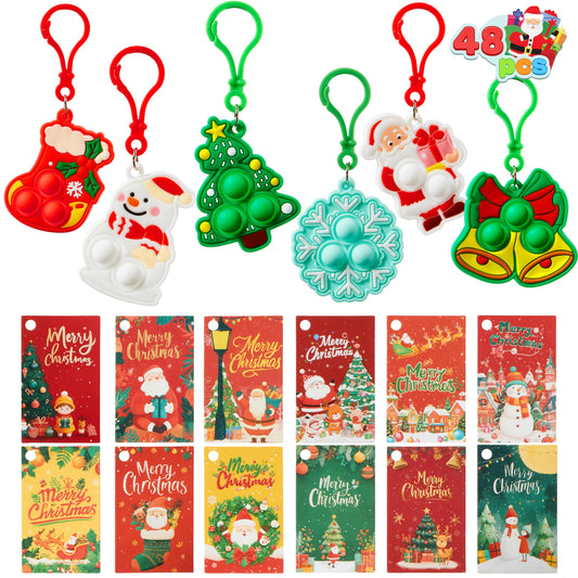 JOYIN Christmas pop toy tree design supports tactile engagement during holiday activities.