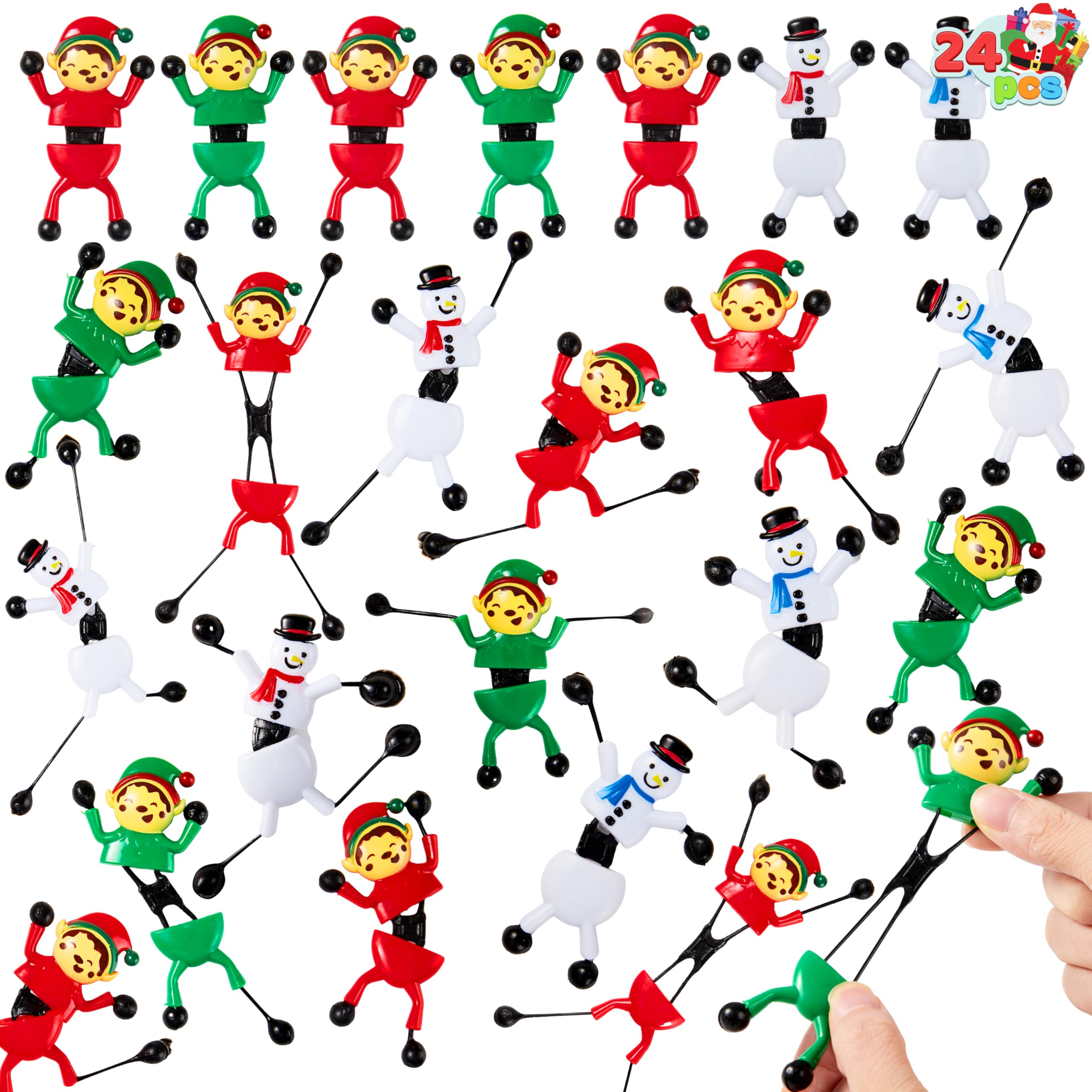JOYIN Christmas sticky hands cling to a wall for playful climbing