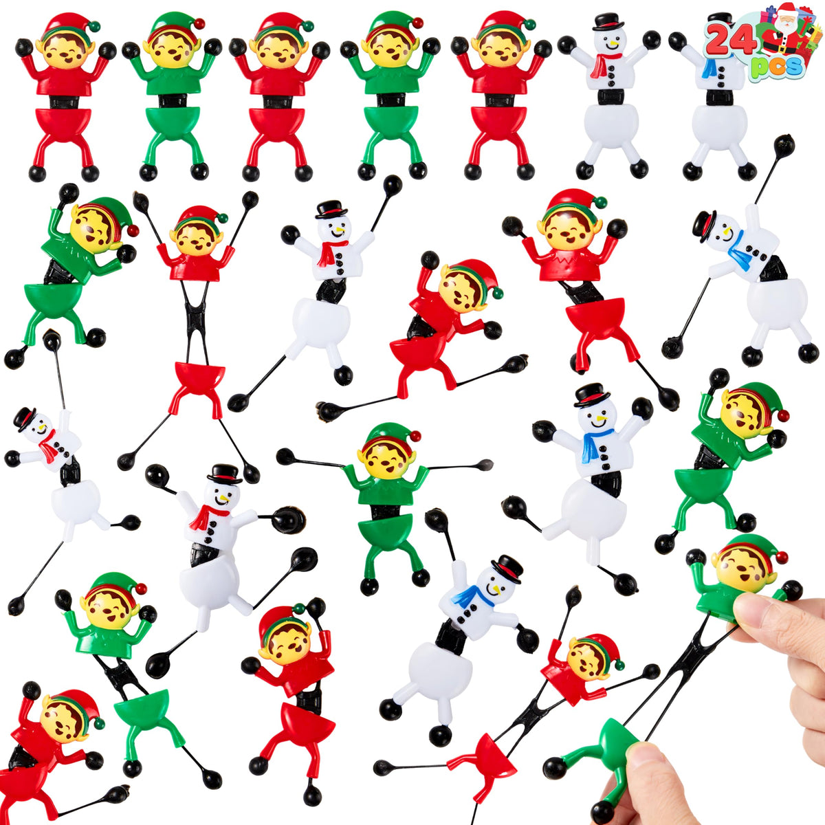 JOYIN Christmas sticky hands cling to a wall for playful climbing