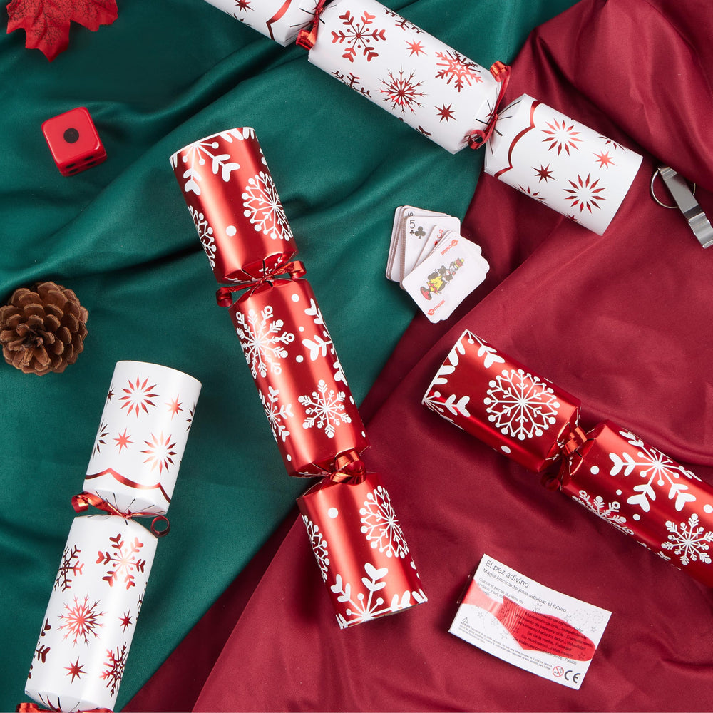 JOYIN Christmas table favors packaging and care details for safe use.