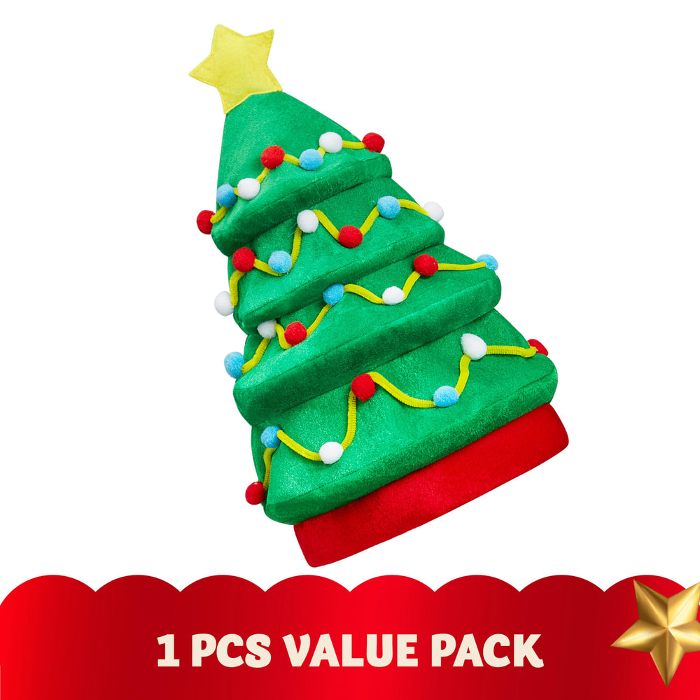 JOYIN Christmas Tree Hat top star detail keeps the look playful and eye-catching