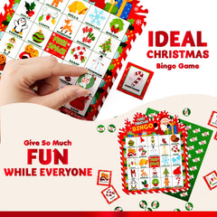 Joyin classroom holiday bingo activity perfect for indoor learning and fun.