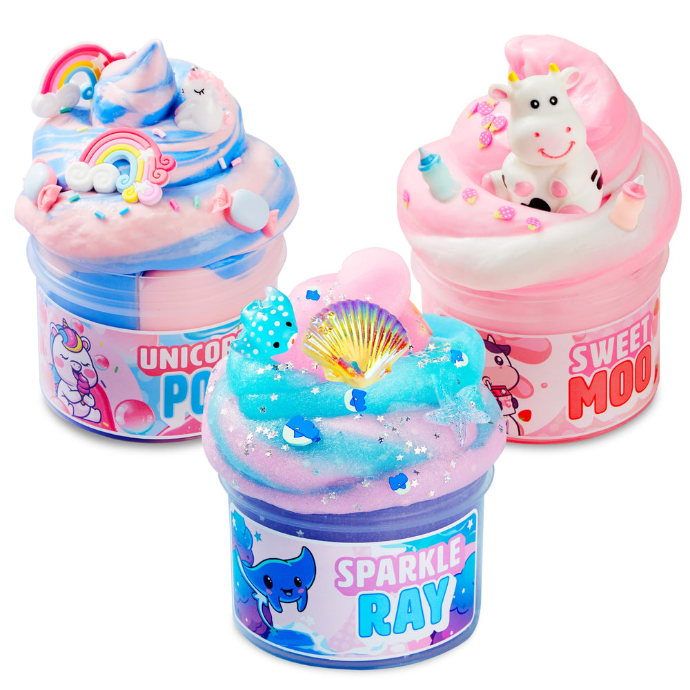 JOYIN Cloudfin Manta Ray slime close-up showing soft texture for sensory play