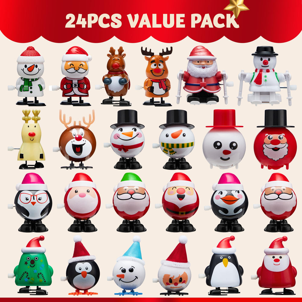 JOYIN colorful wind-up toys designed to brighten holiday table décor.