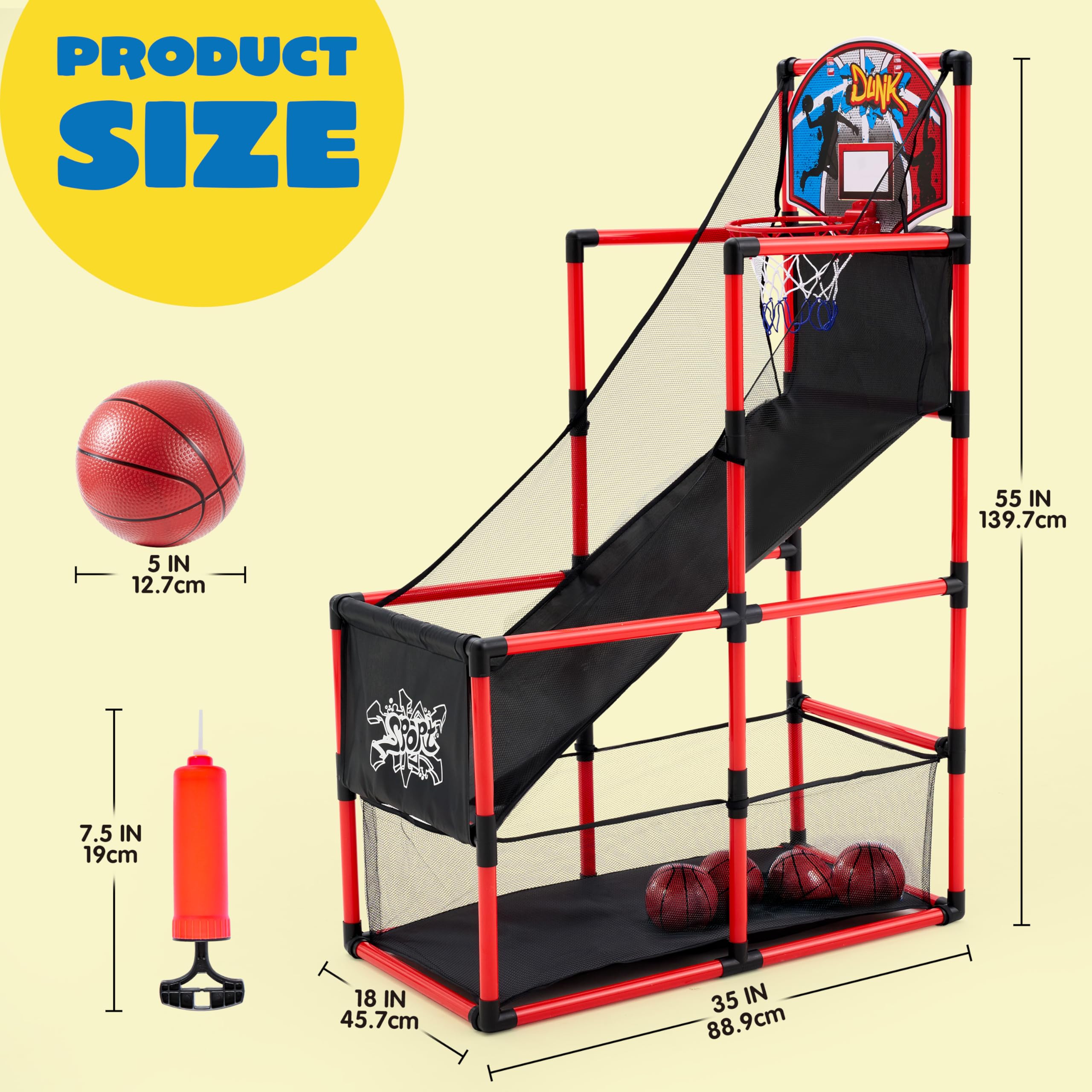 JOYIN compact setup fits small playrooms and bedrooms.