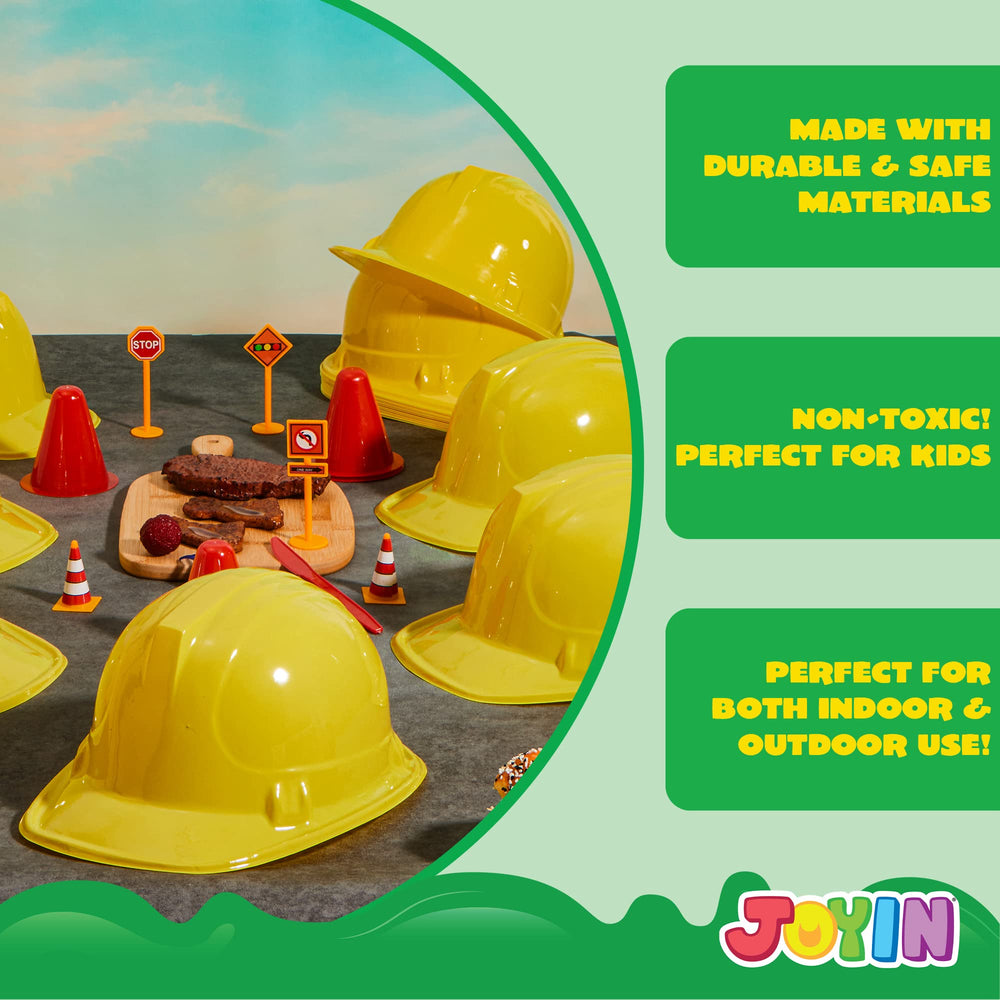 JOYIN construction hats packaging display ready for party setup