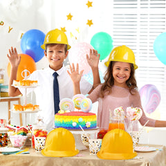 JOYIN construction hats as party favors at a building-themed celebration