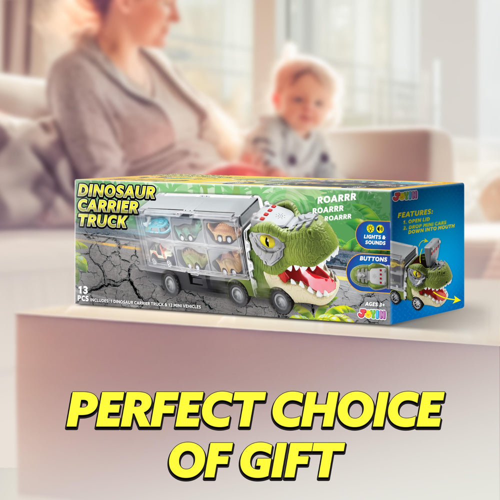 JOYIN includes helicopter and more vehicles for varied pretend adventures.