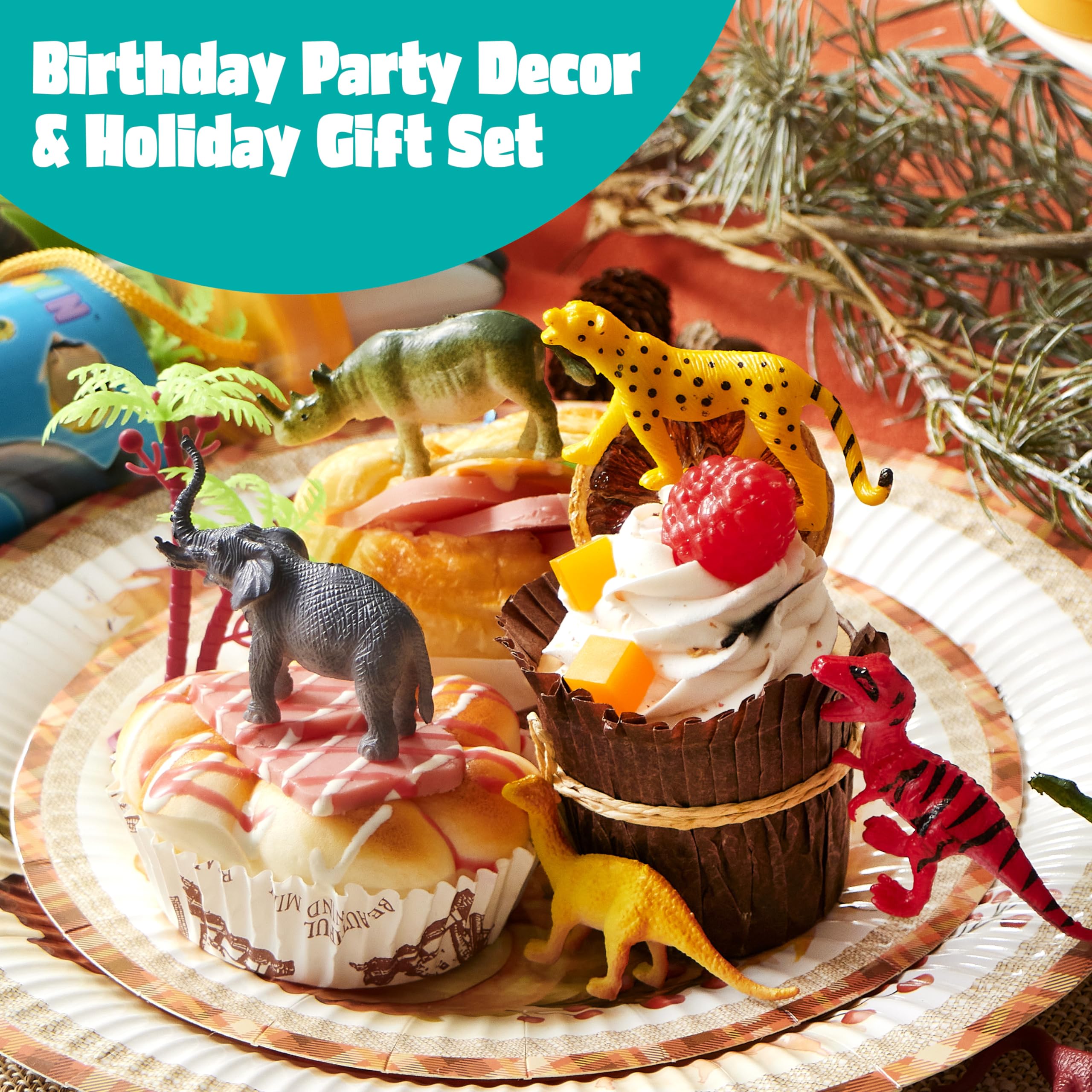 JOYIN dinosaur figures spark imaginative adventures and creative play.
