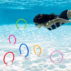 JOYIN Dive Rings with 5.5-inch diameter support safe, approachable diving practice for kids