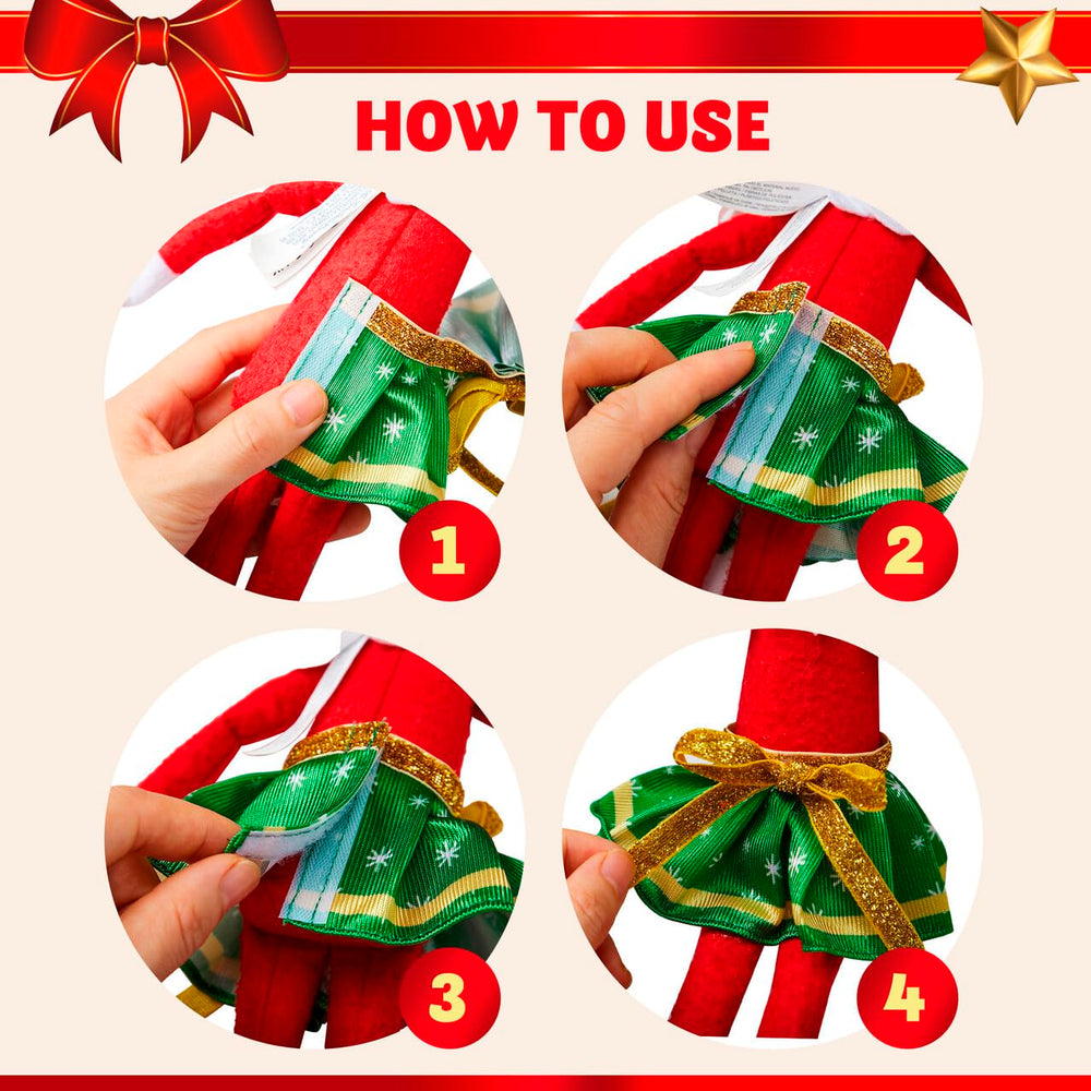 JOYIN fabric detail shows durable polyester for lasting holiday wear