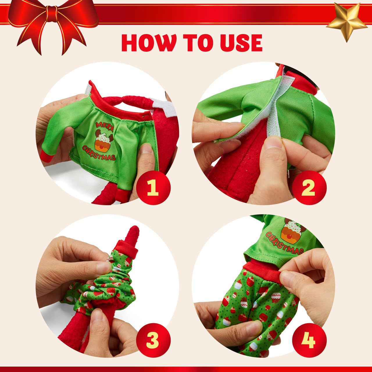 JOYIN Easy-to-dress doll clothes with pre-sewn sleeves for comfy wear.