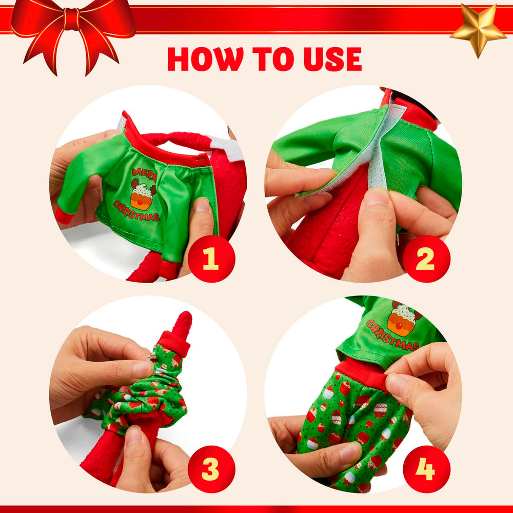 JOYIN Easy-to-dress doll clothes with pre-sewn sleeves for comfy wear.