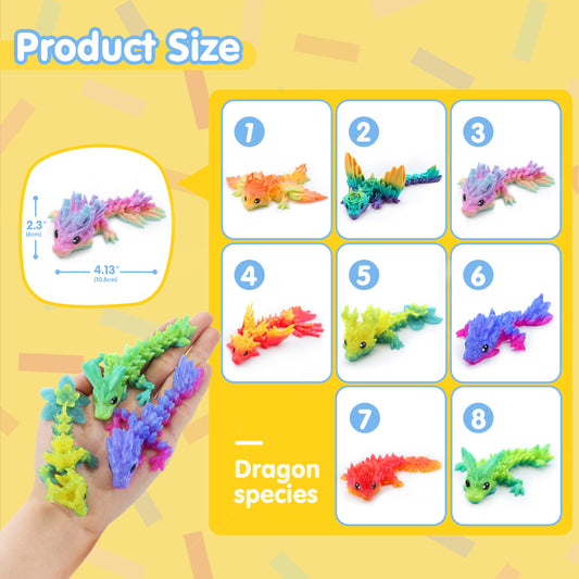 JOYIN dragon gradient colors highlight a shimmering, eye-catching appearance.
