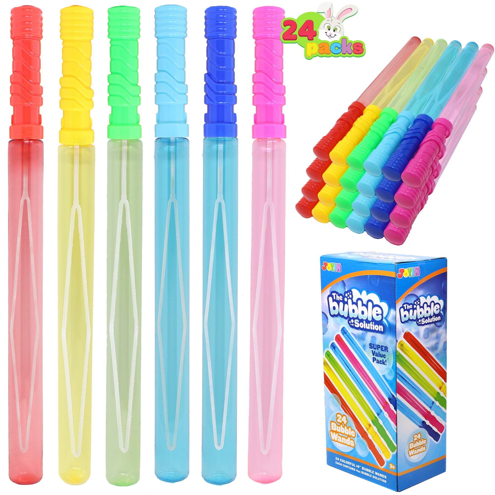 JOYIN easy-grip handle bubble wand, comfortable to use during long play sessions.