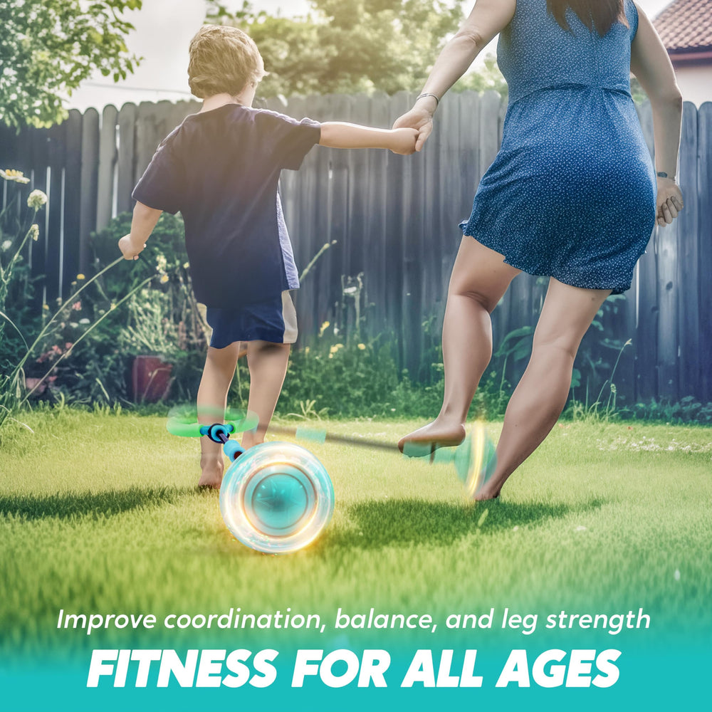 Joyin Easy-use ankle skip ball simplifies setup for kids and adults.