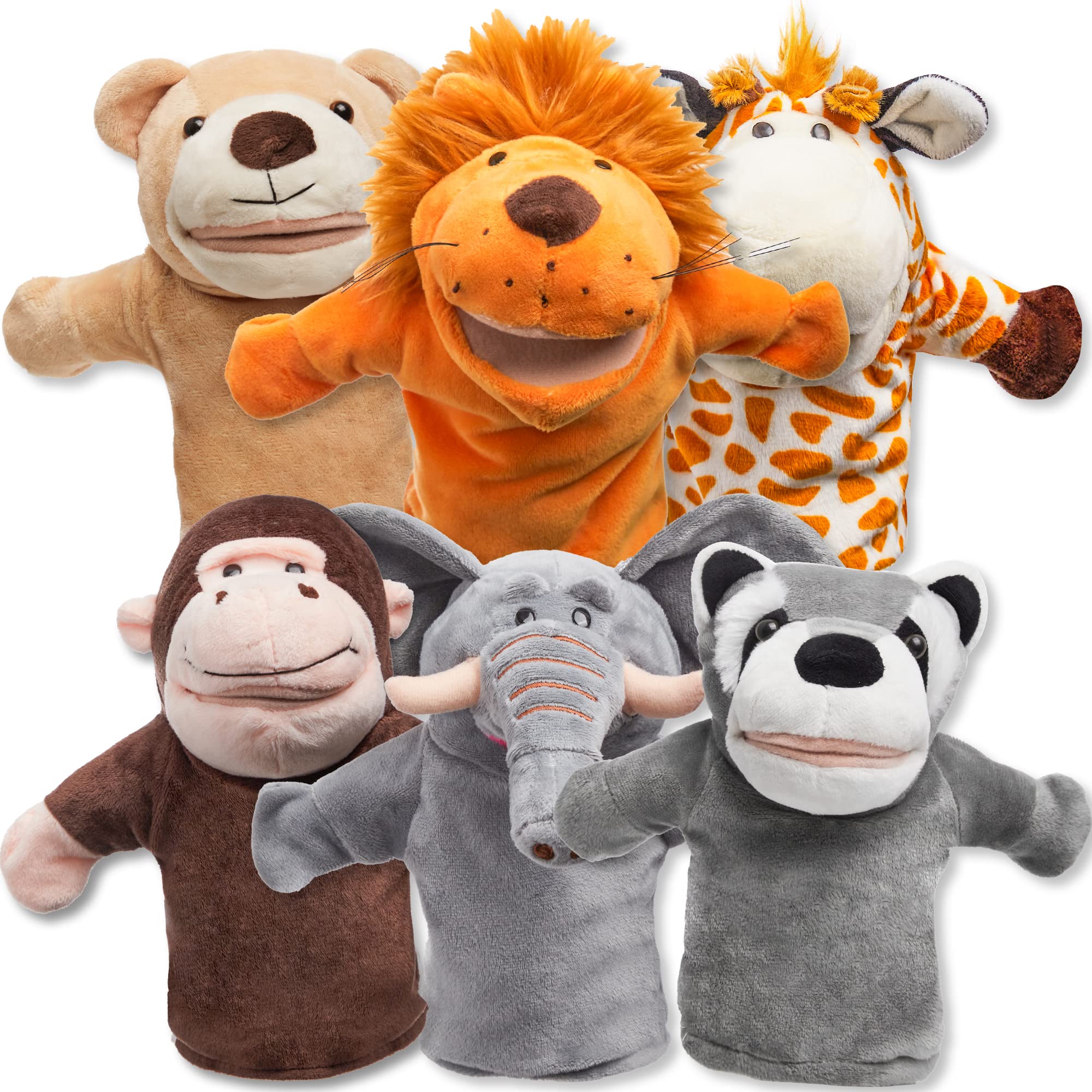 JOYIN elephant movable-mouth puppet for imaginative storytelling