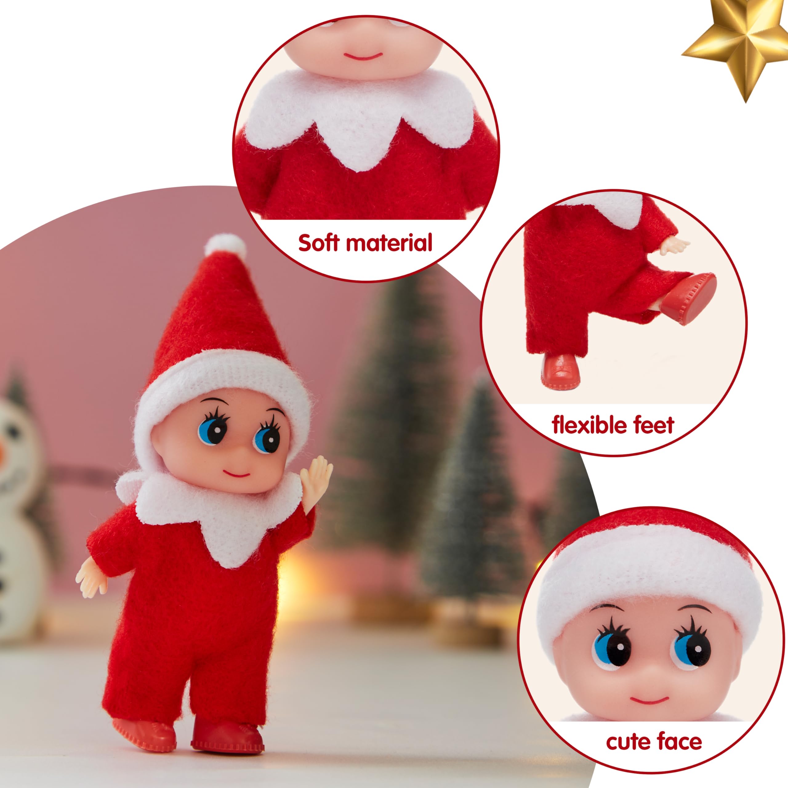 JOYIN elf doll with detachable head offers versatile display options