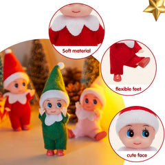 JOYIN pink elf doll front view bright holiday accent