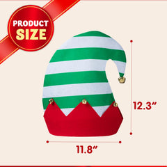 JOYIN elf hat 3-pack with varied colors for coordinated outfits