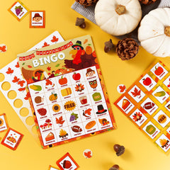 JOYIN fall festival bingo pack suited for school events and home gatherings.